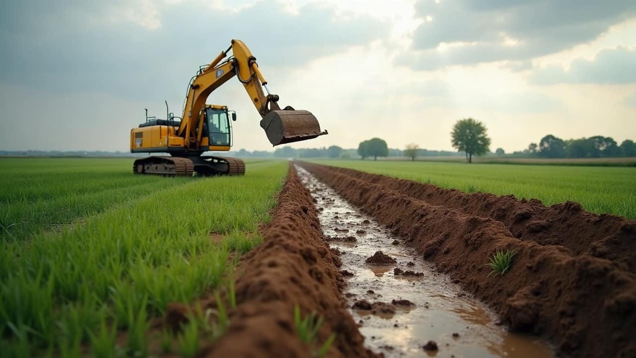 Un chantier de drainage tient rarement sur deux campagnes