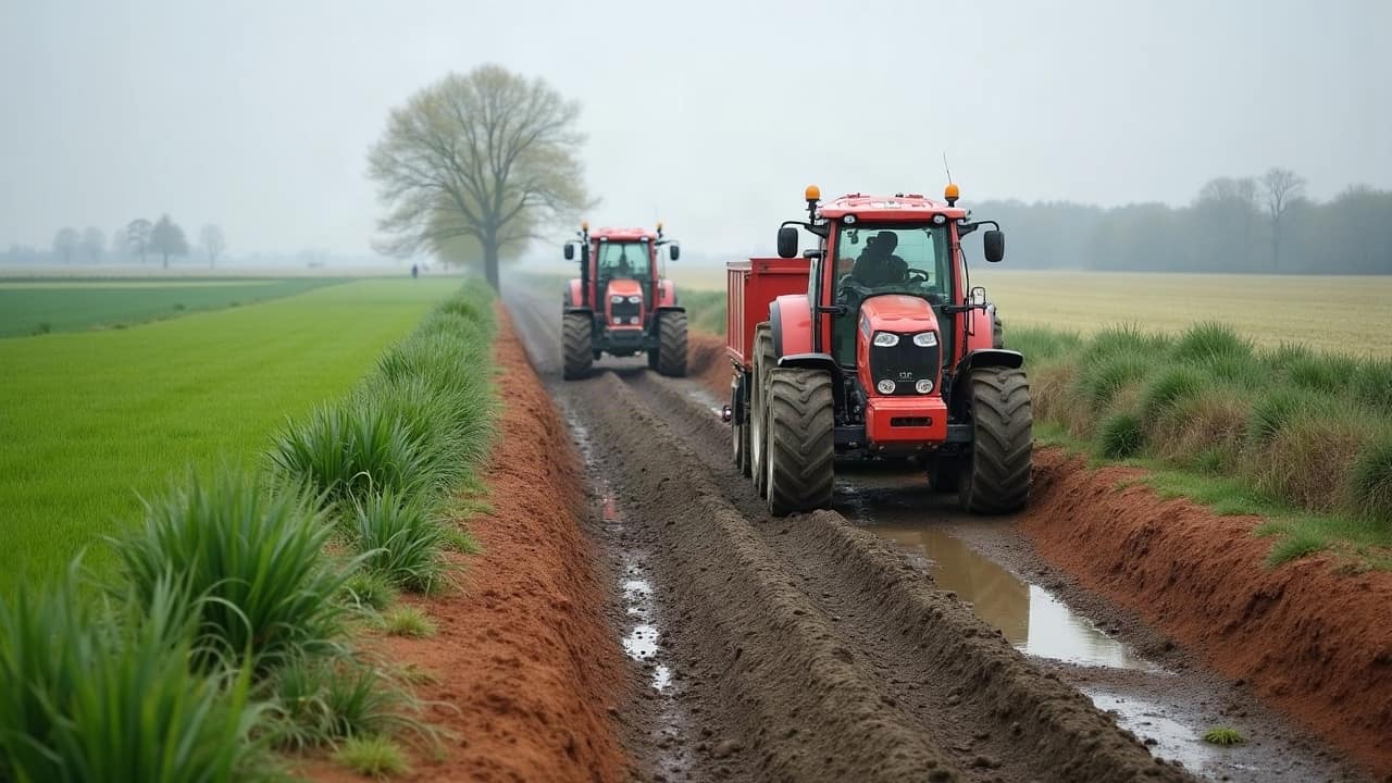 Fossé à ciel ouvert ou drain enterré : comment trancher