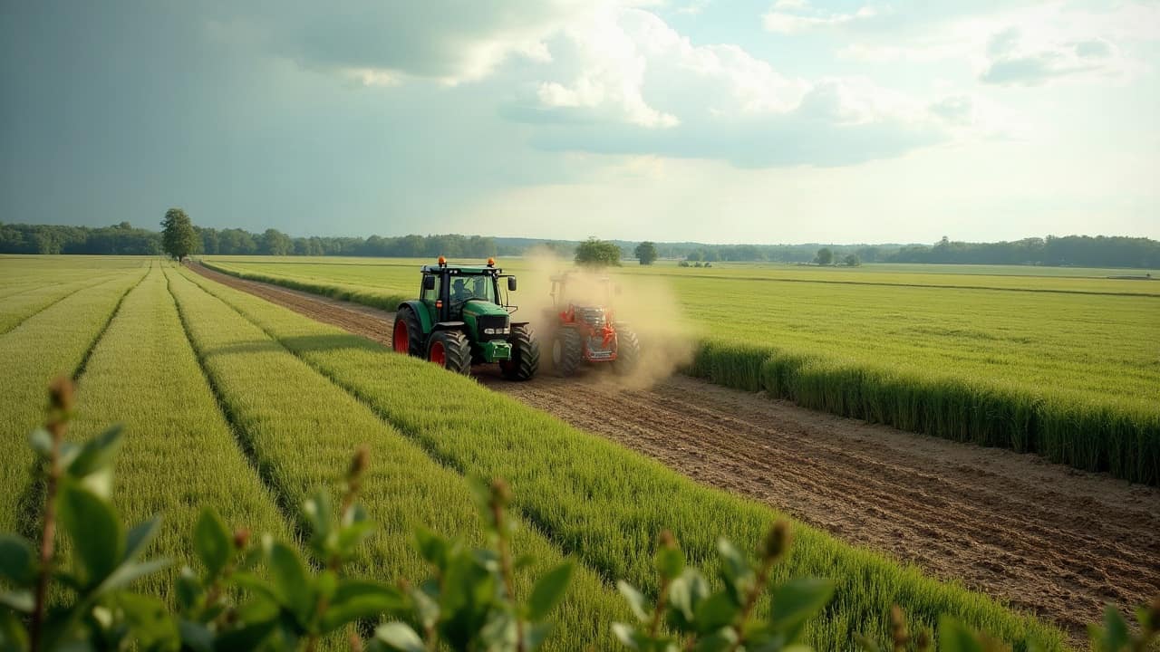 Drainage dans le Loudunais, plateaux céréaliers (86)