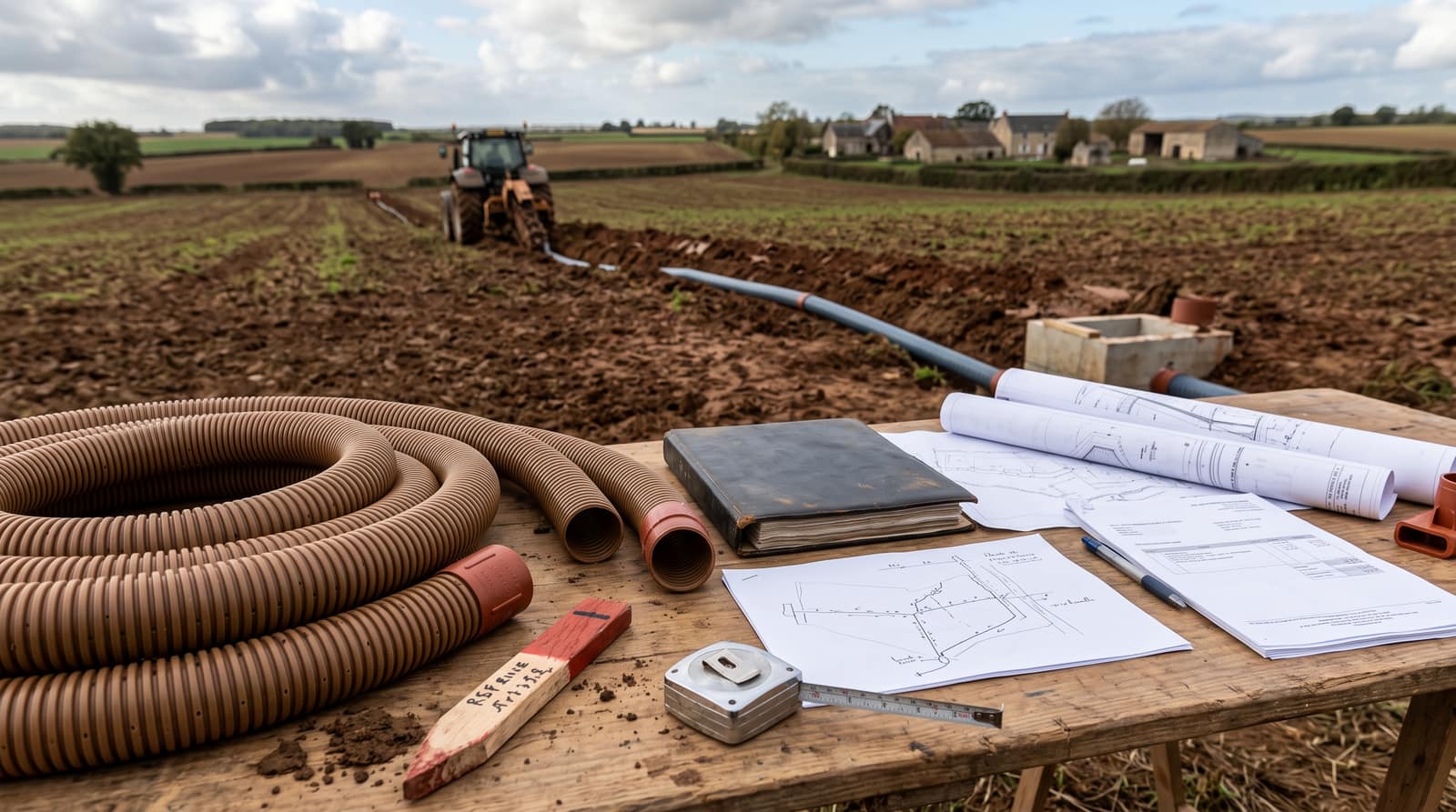 Prix d'un drainage agricole : pourquoi deux parcelles voisines n'ont jamais le même devis