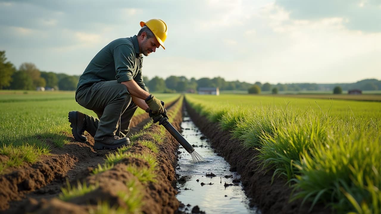 Réception d'un chantier de drainage : quoi vérifier