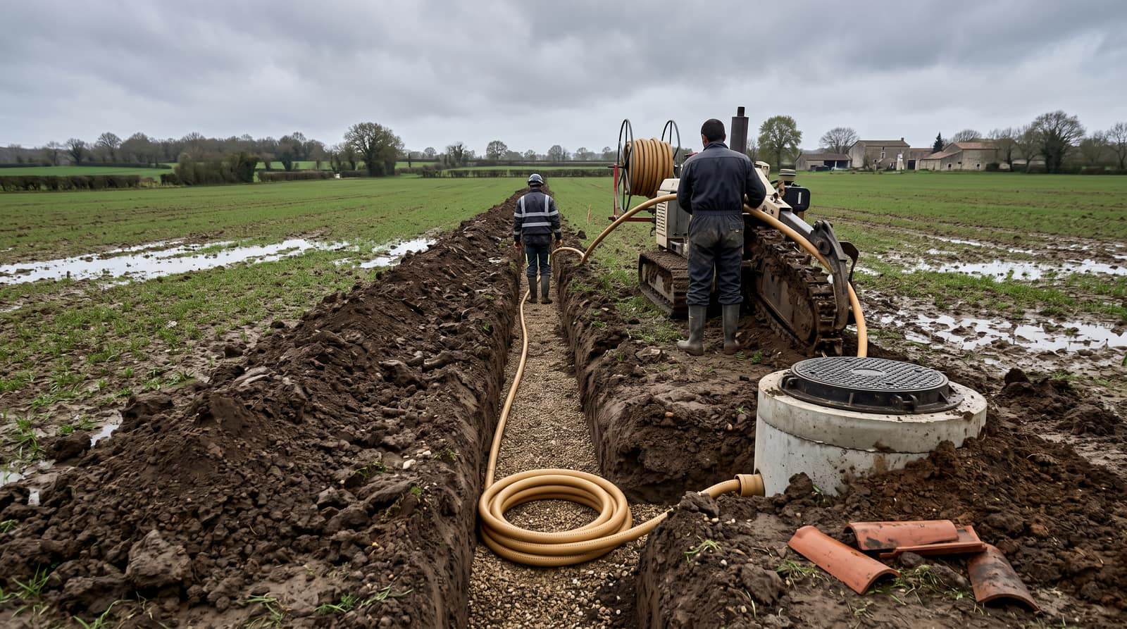 Comment reconnaître une parcelle qui a besoin d'un drainage