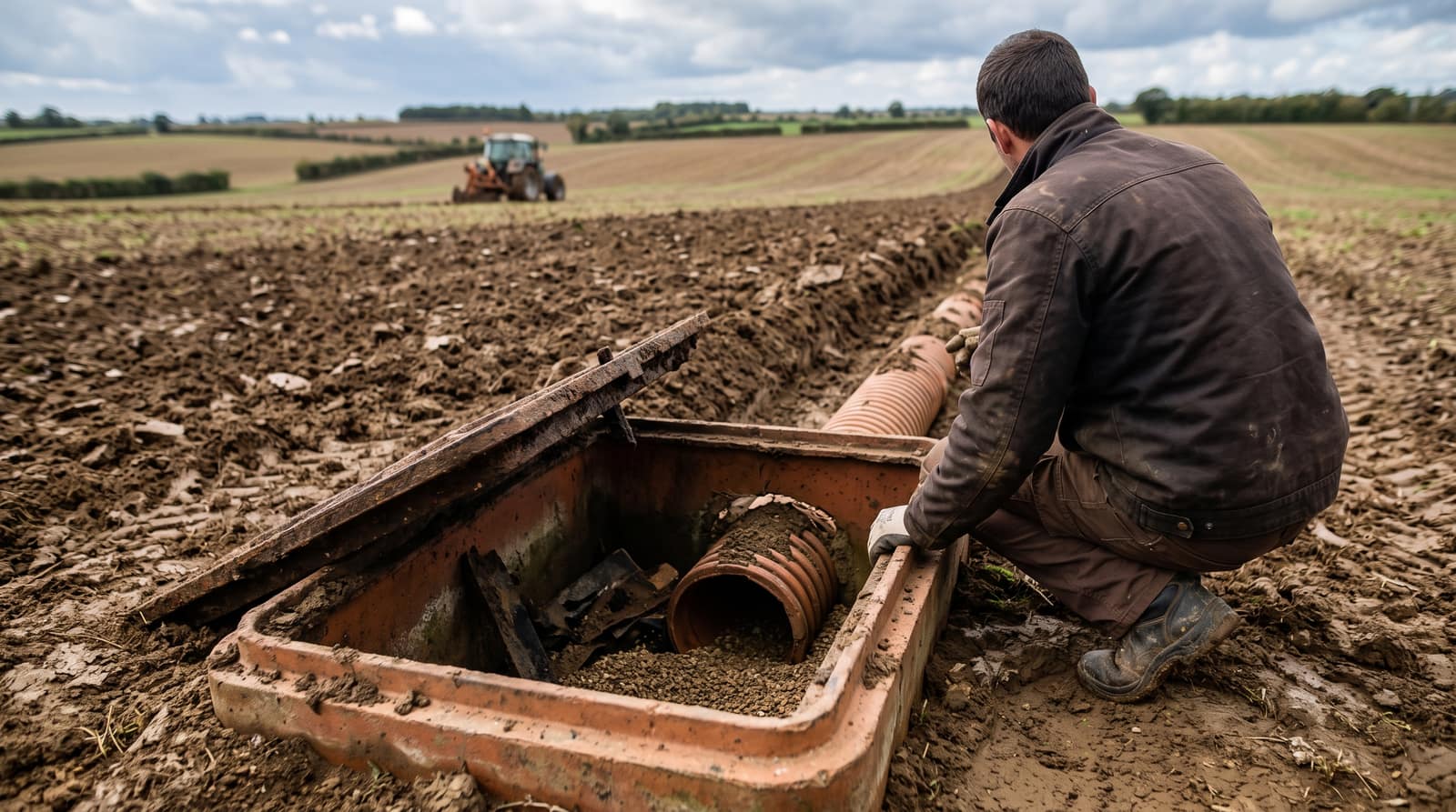 Reconnaître un réseau de drainage agricole vieillissant